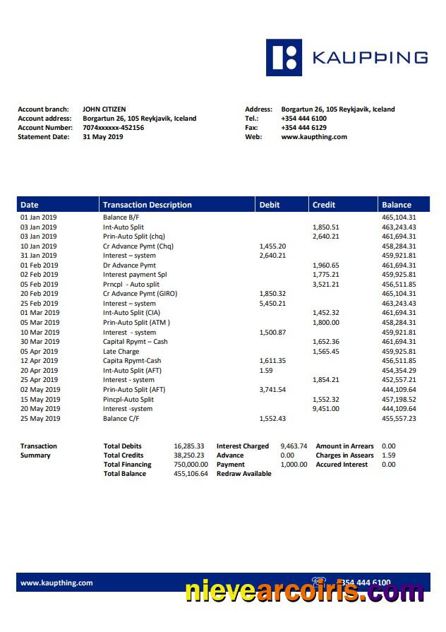 Iceland Kaupthing Bank